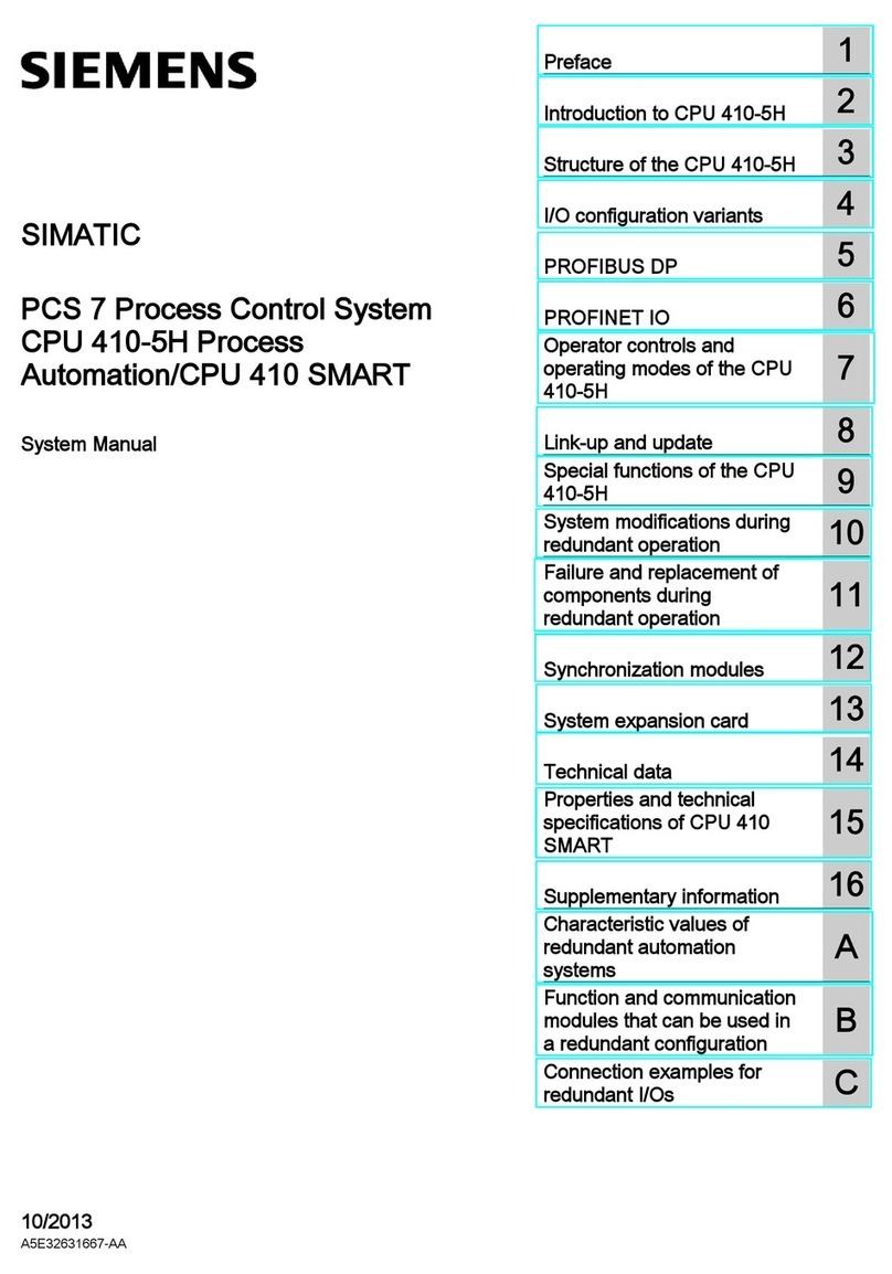 Siemens CPU 410-5H Process Automation User guide