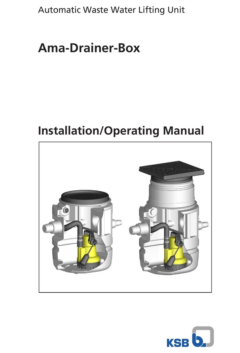 KSB Ama-Drainer-Box Installation instructions