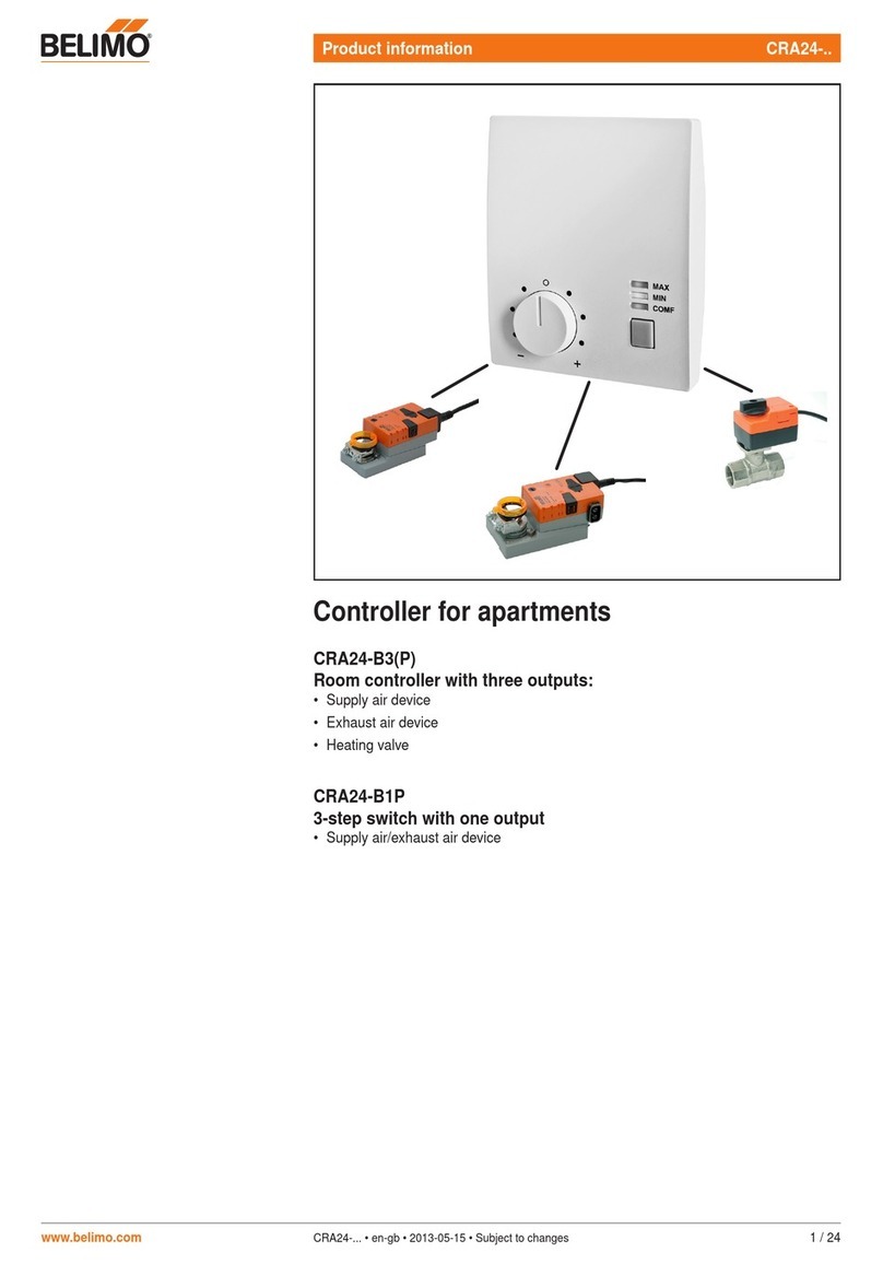 Belimo CRA24 Series User manual
