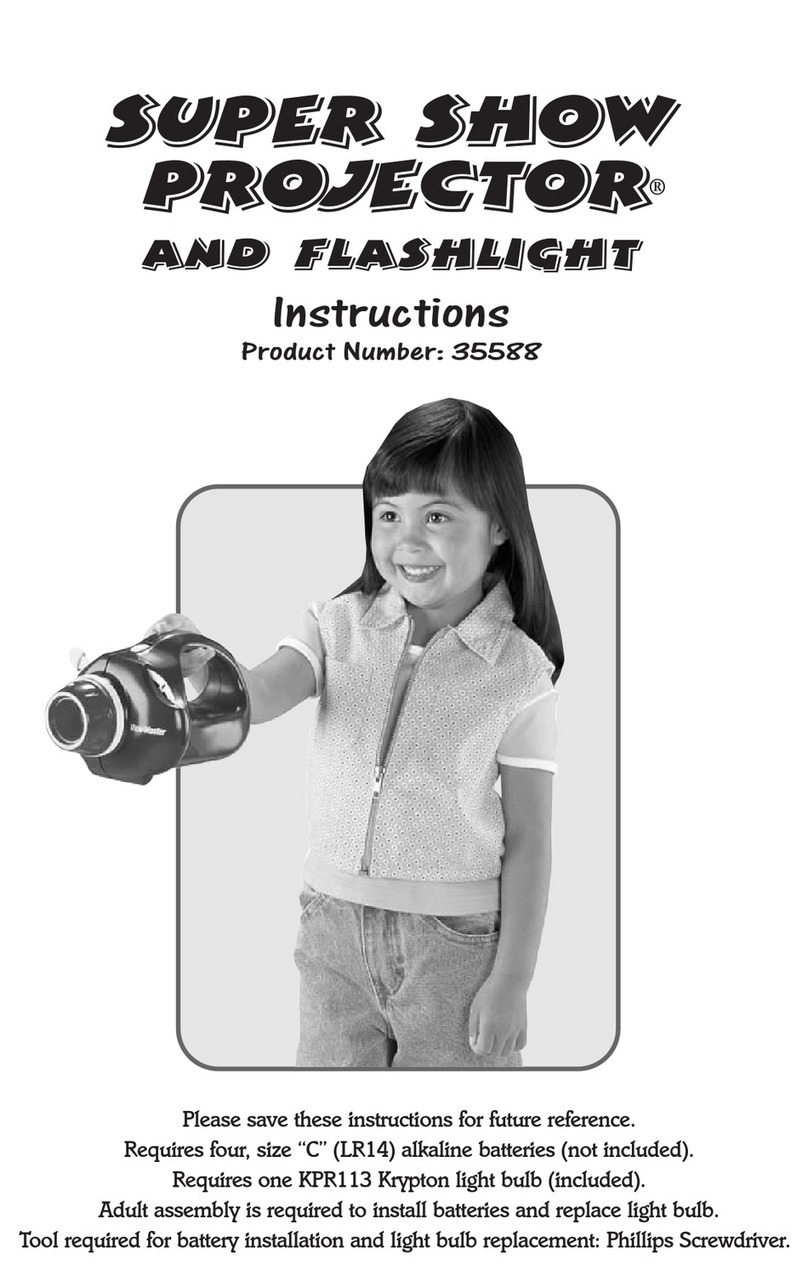 Fisher-Price Super Show Projector and Flashlight User manual