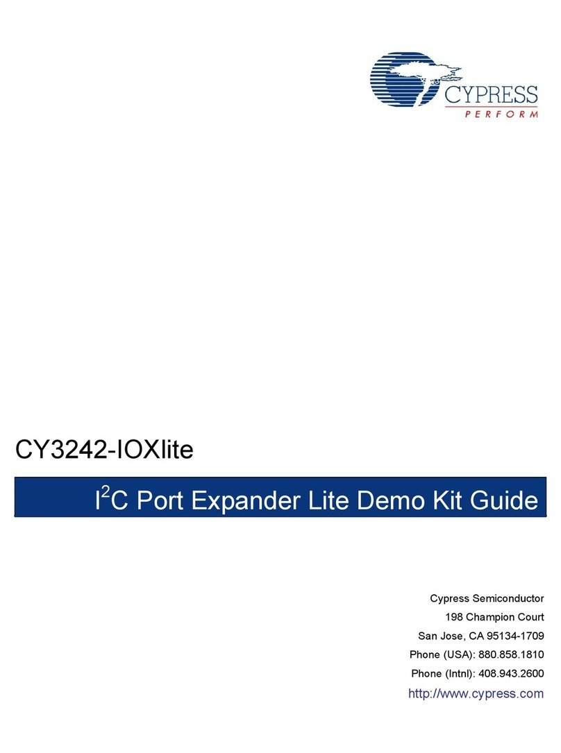 Cypress Semiconductor CY3242-IOXlite Kit Guide