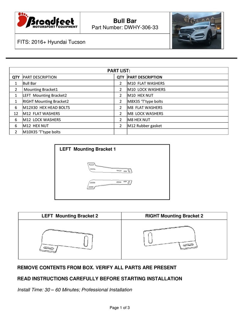 Broadfeet DWHY-306-33 User manual