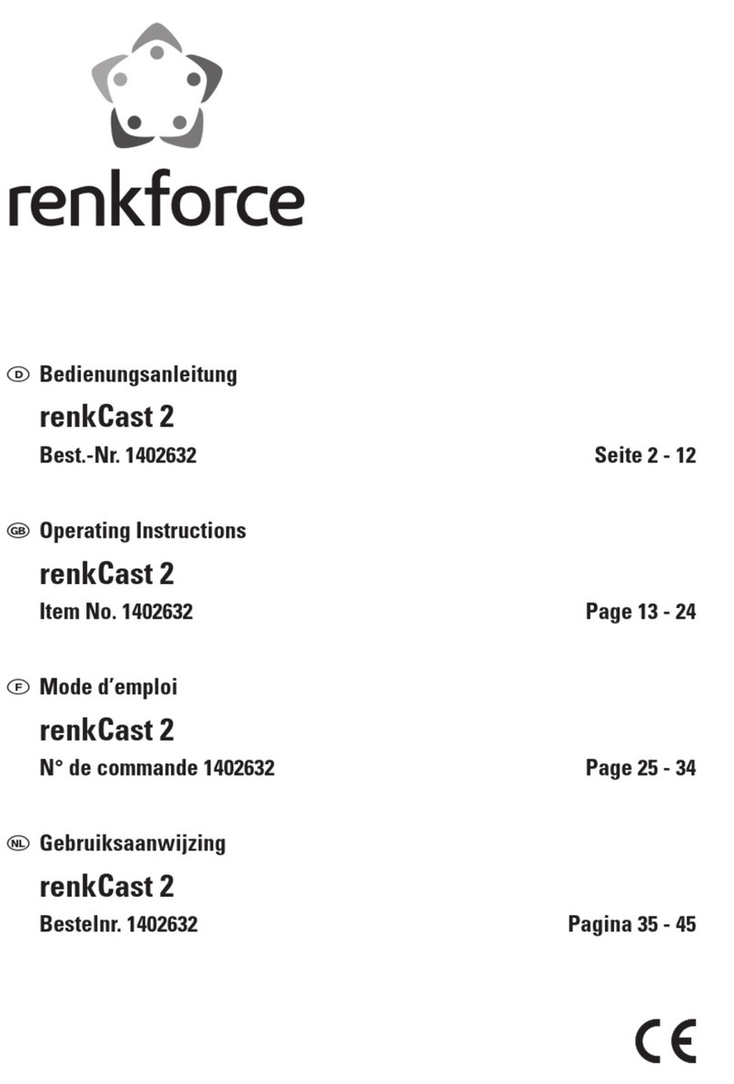 Renkforce renkCast 2 User manual