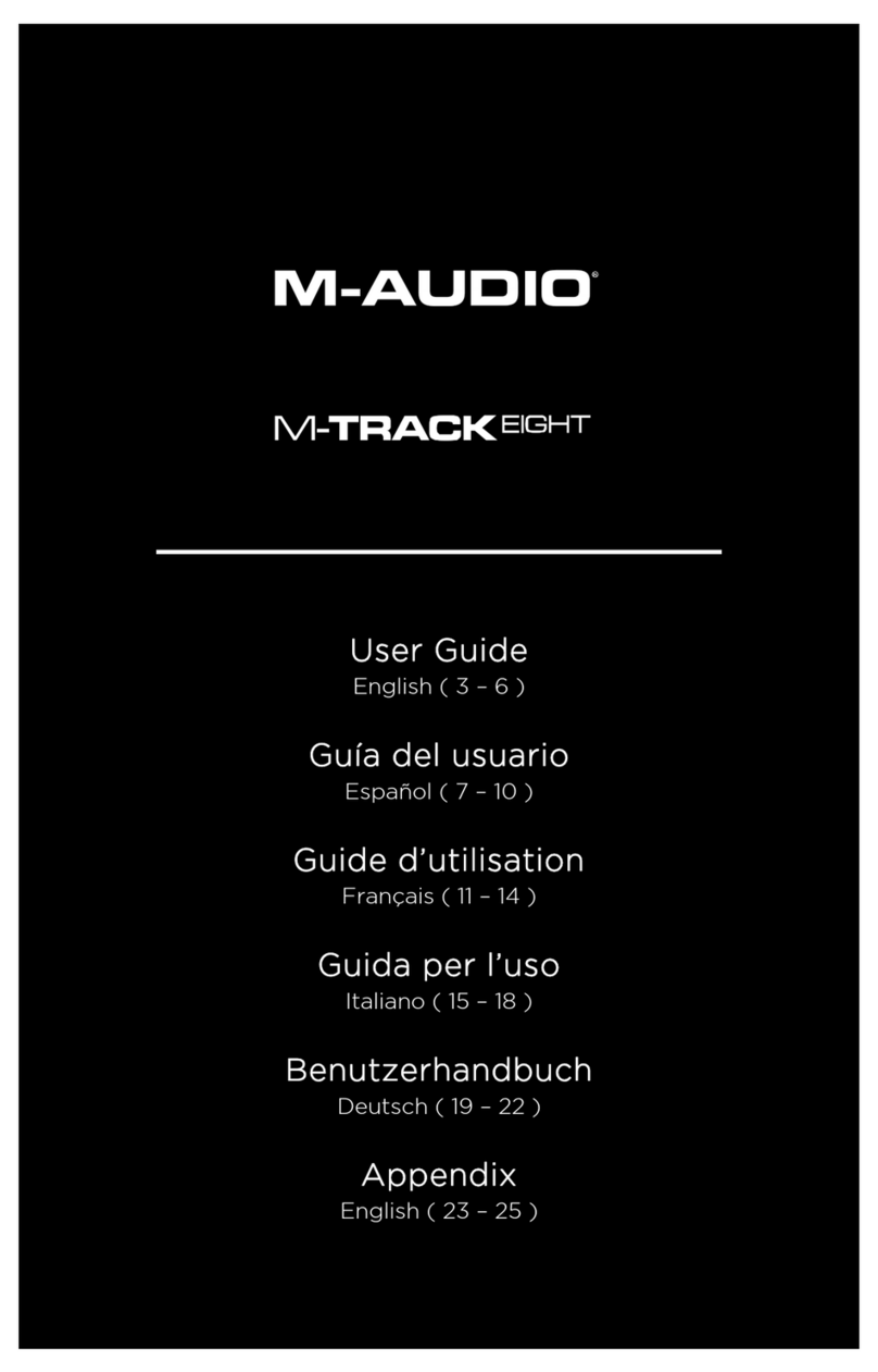 M-Audio M-Track Eight user guide
