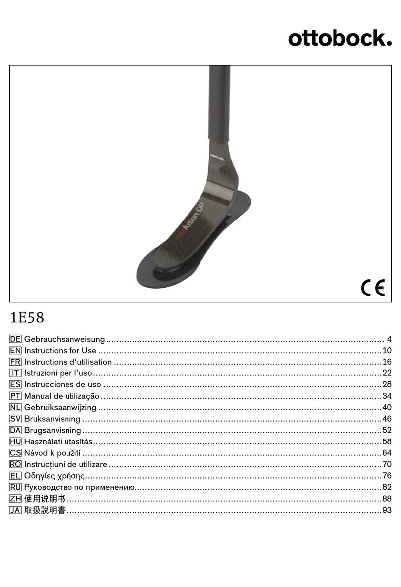 Otto Bock 1E58 Instructions for use