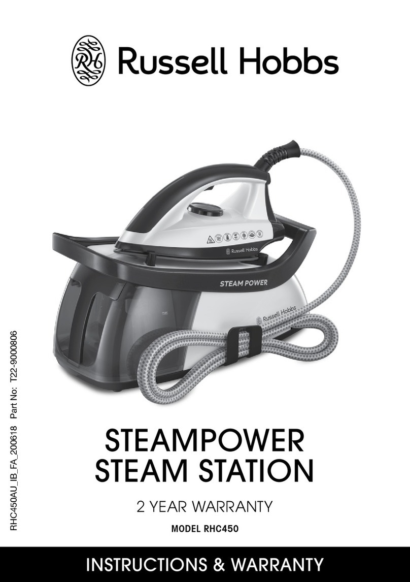 Russell Hobbs RHC450 Instructions & warranty