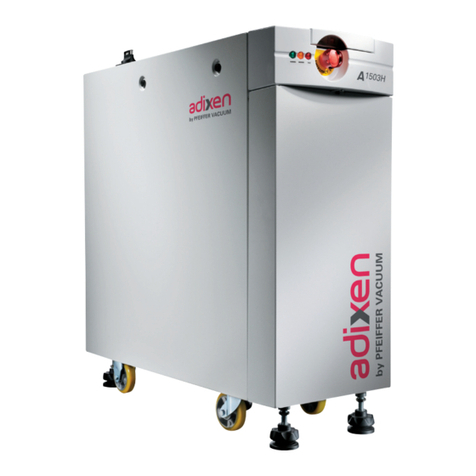 Pfeiffer Vacuum Adixen A3H Series operating instructions