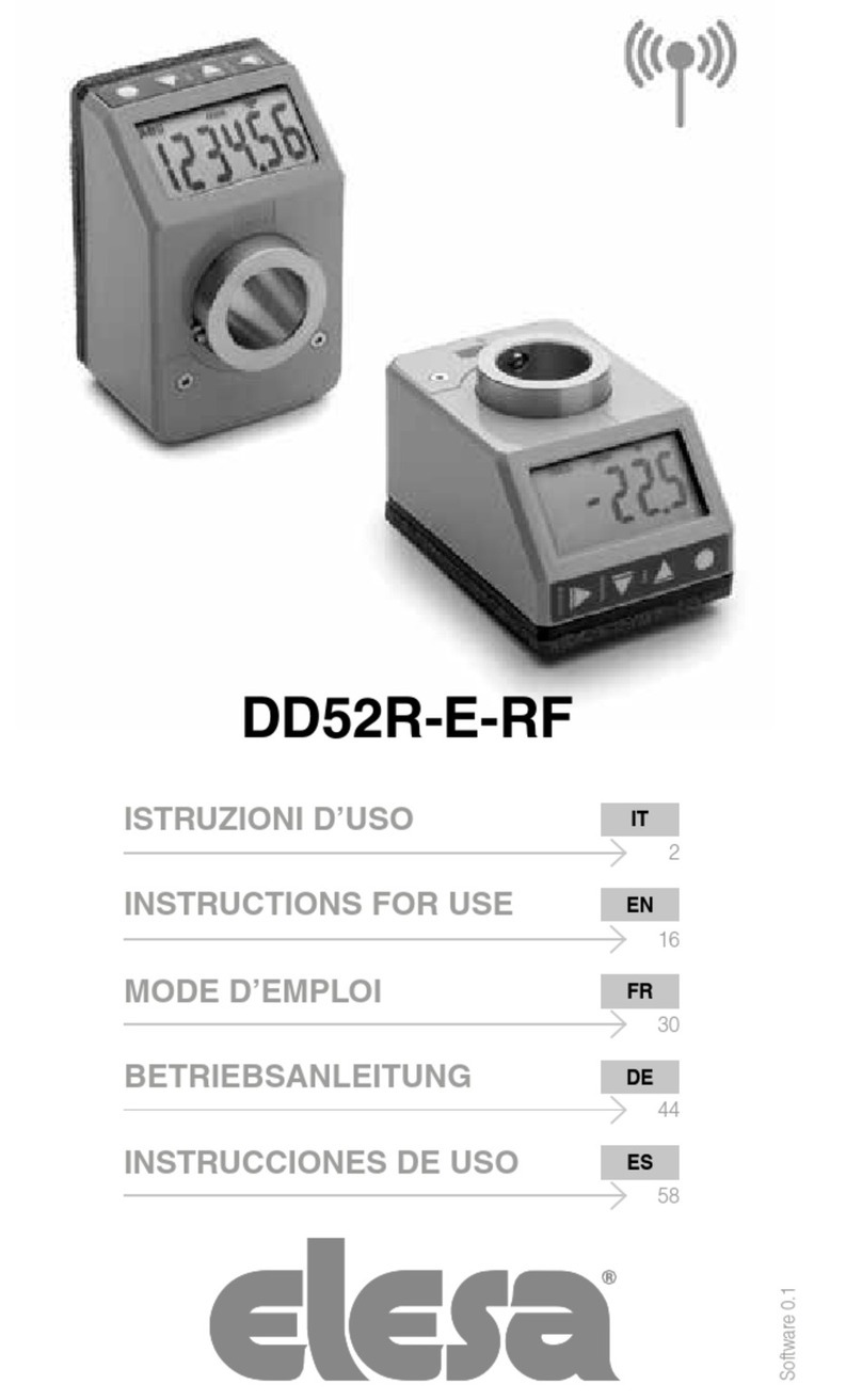 Elesa DD52R-E-RF Instructions for use