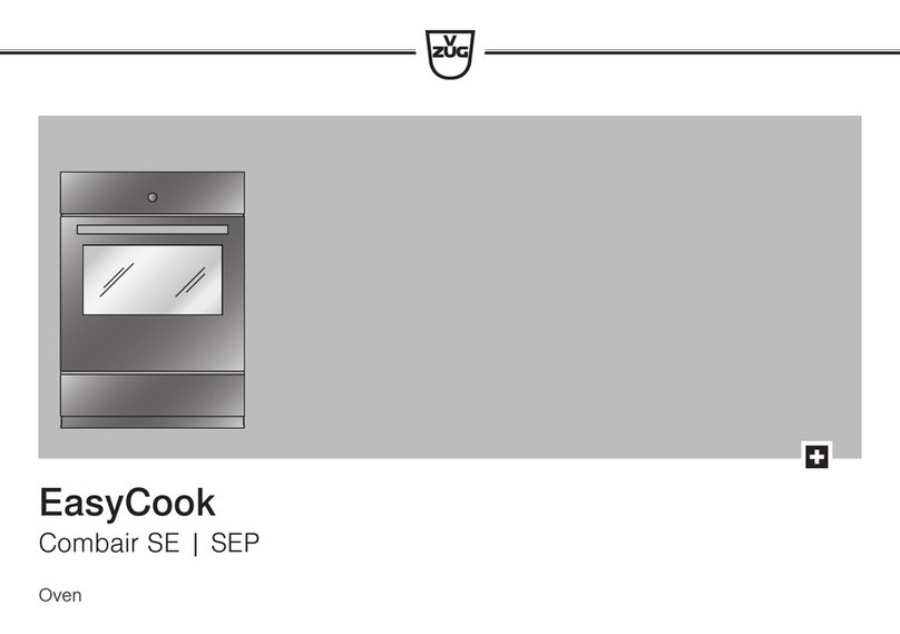 V-ZUG EasyCook Combair SE Series User manual V-ZUG EasyCook Combair SE Series User manual