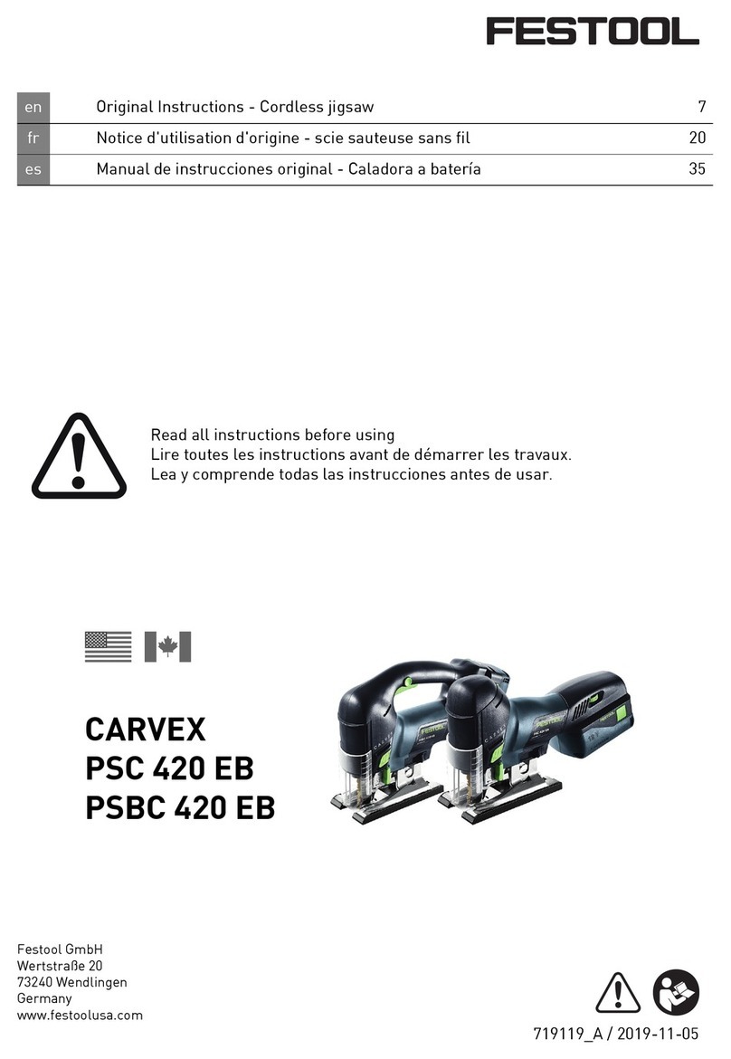 Festool PSC 420 EB instruction manual