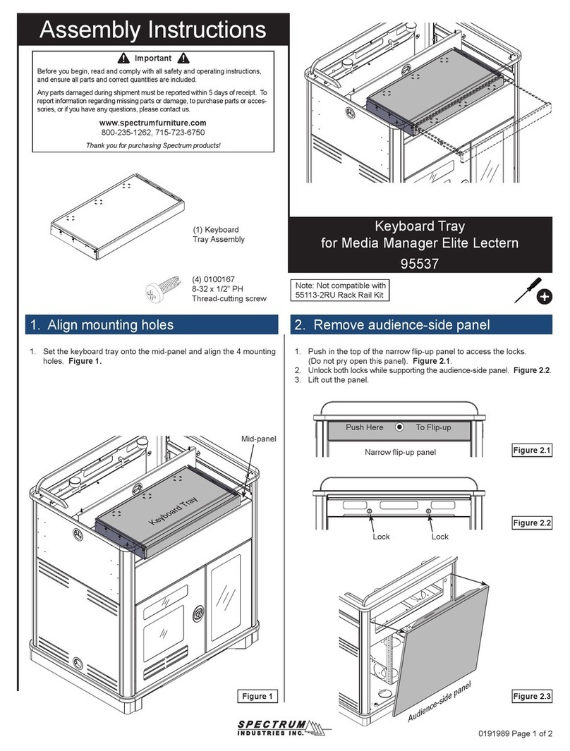 Spectrum 95537 User manual