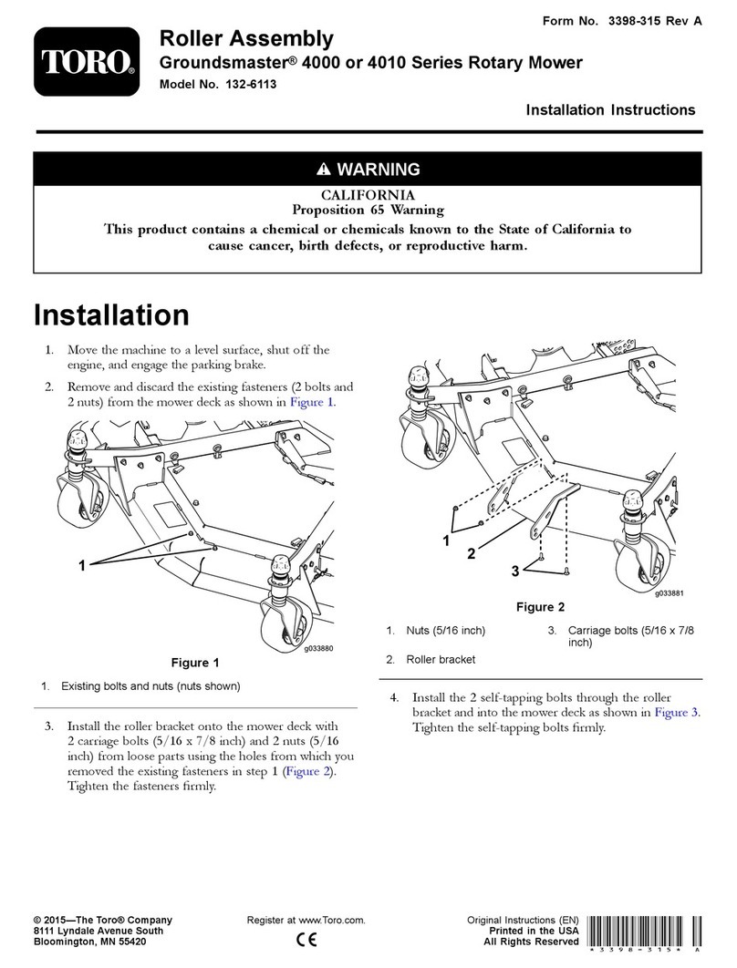 Toro 132-6113 User manual