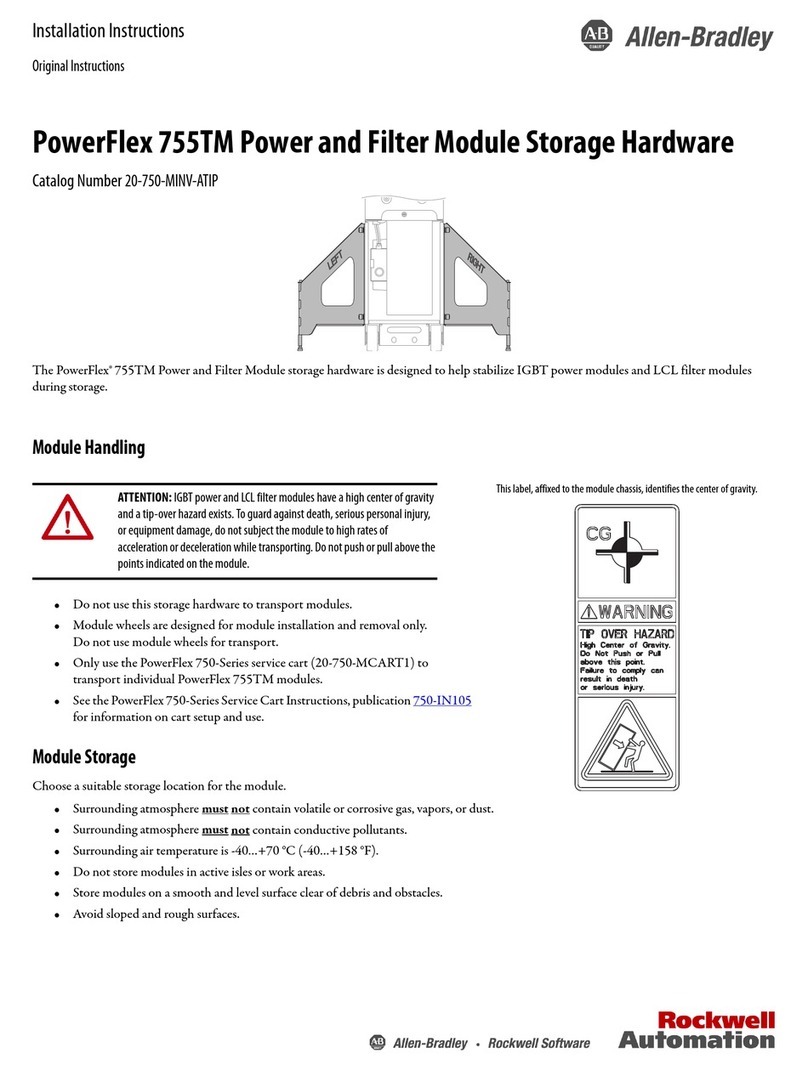 Rockwell Automation PowerFlex 755TM installation instructions
