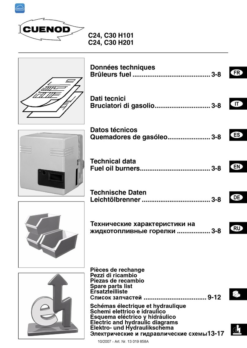 Cuenod C24 H101 Instruction manual