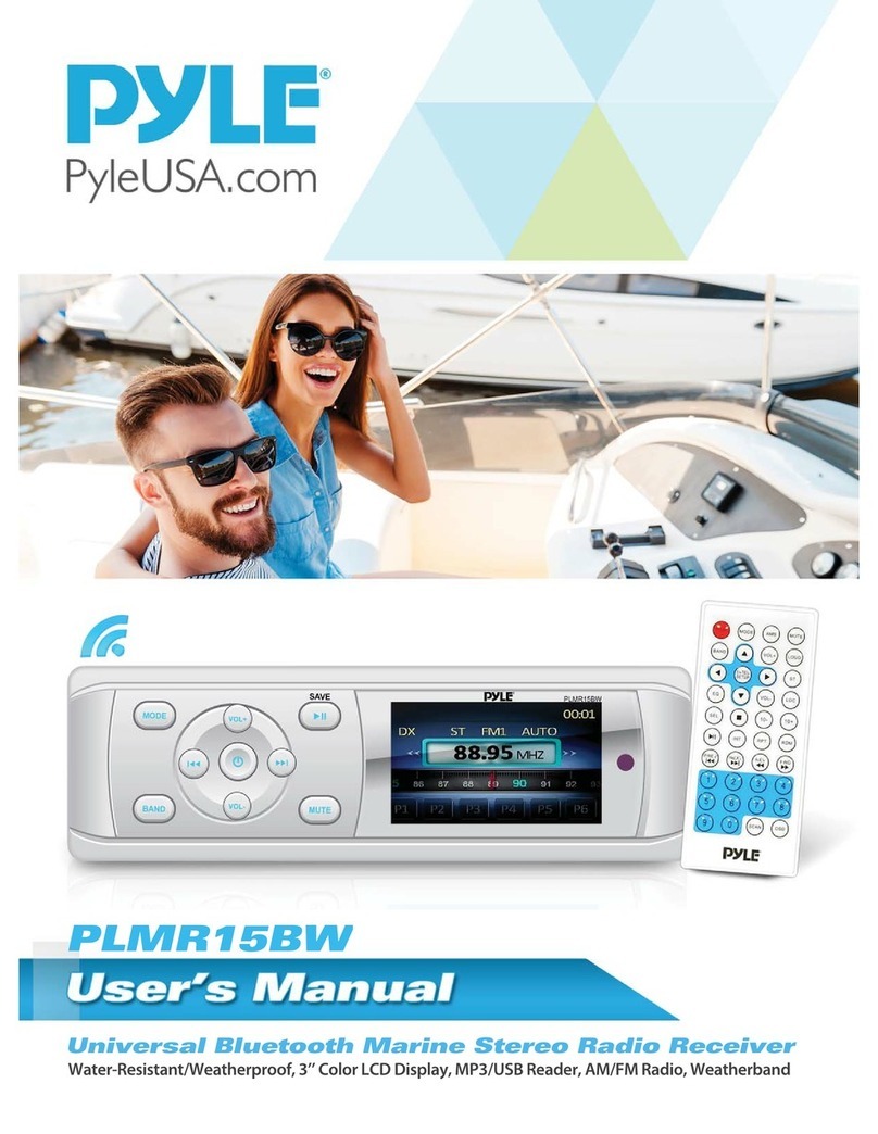 Pyle PLMR15BW user manual