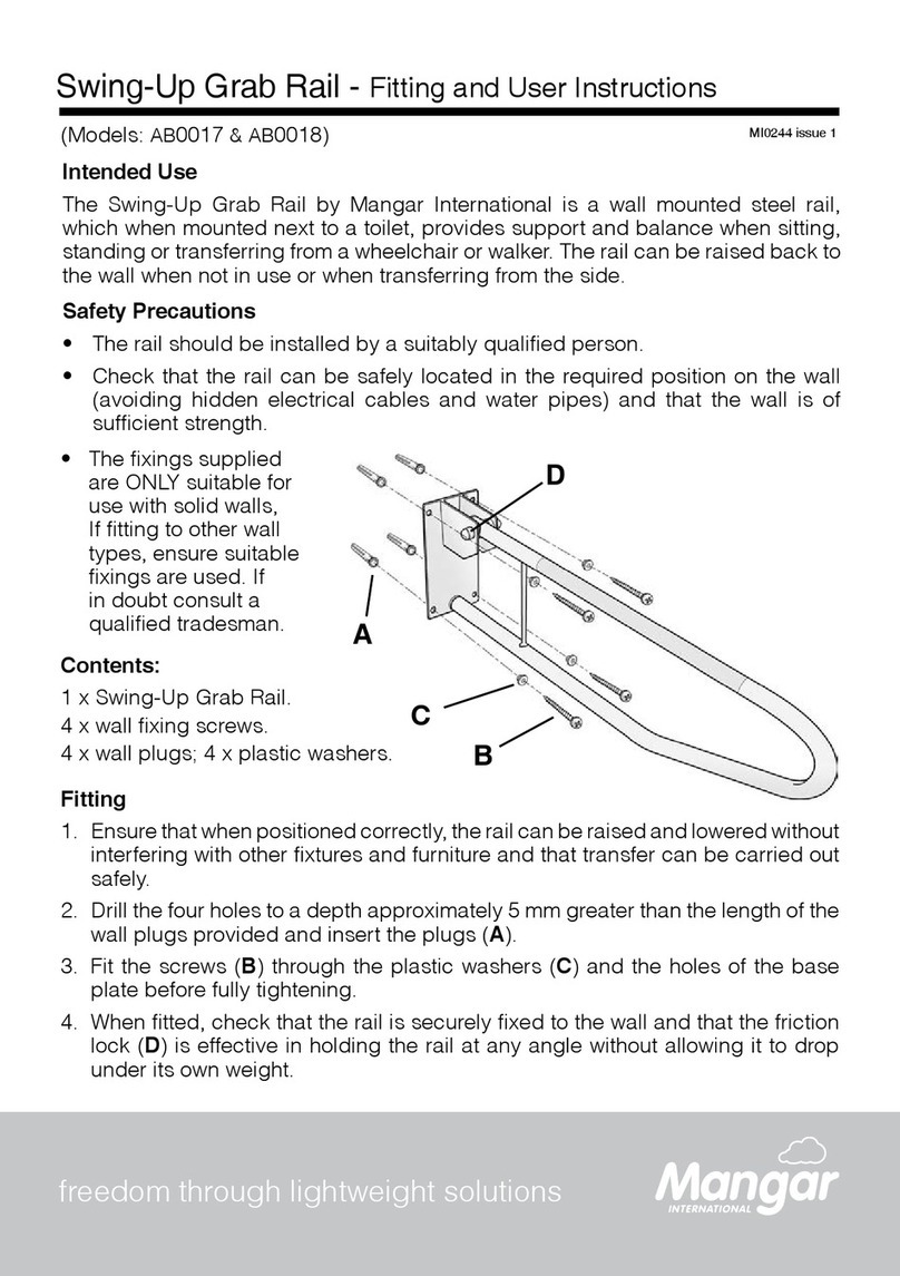 Mangar AB0017 Fitting and User Instructions