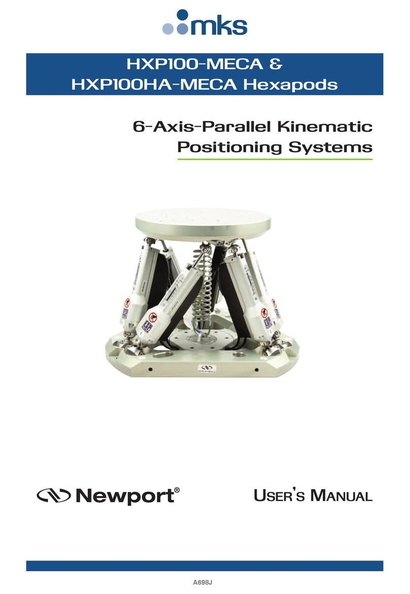 MKS Newport HXP100-MECA user manual