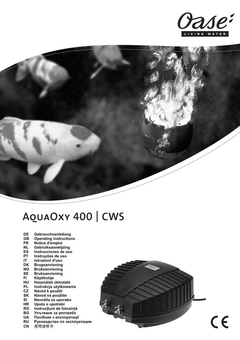 Oase AquaOxy 400 Series operating instructions