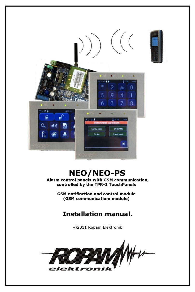 Ropam elektronik NEO installation manual