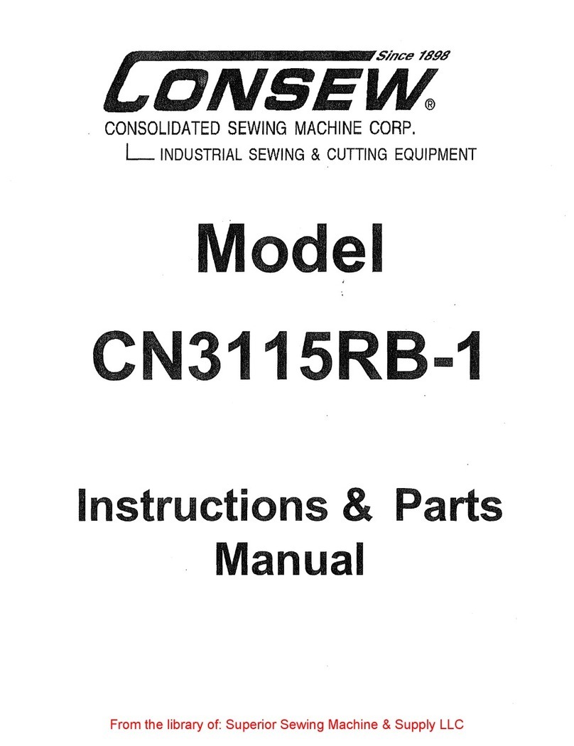 Consew CN3115RB-1 instructions