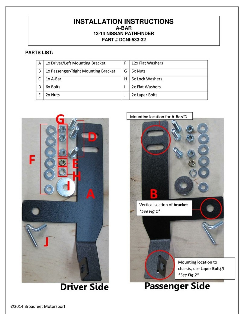 Broadfeet DCNI-533-32 installation instructions Broadfeet DCNI-533-32 installation instructions
