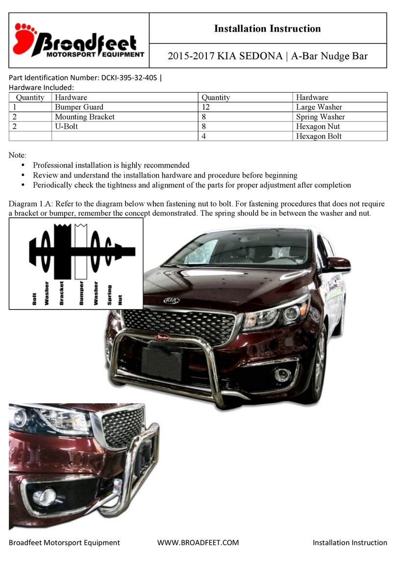 Broadfeet DCKI-395-32-40S installation instructions