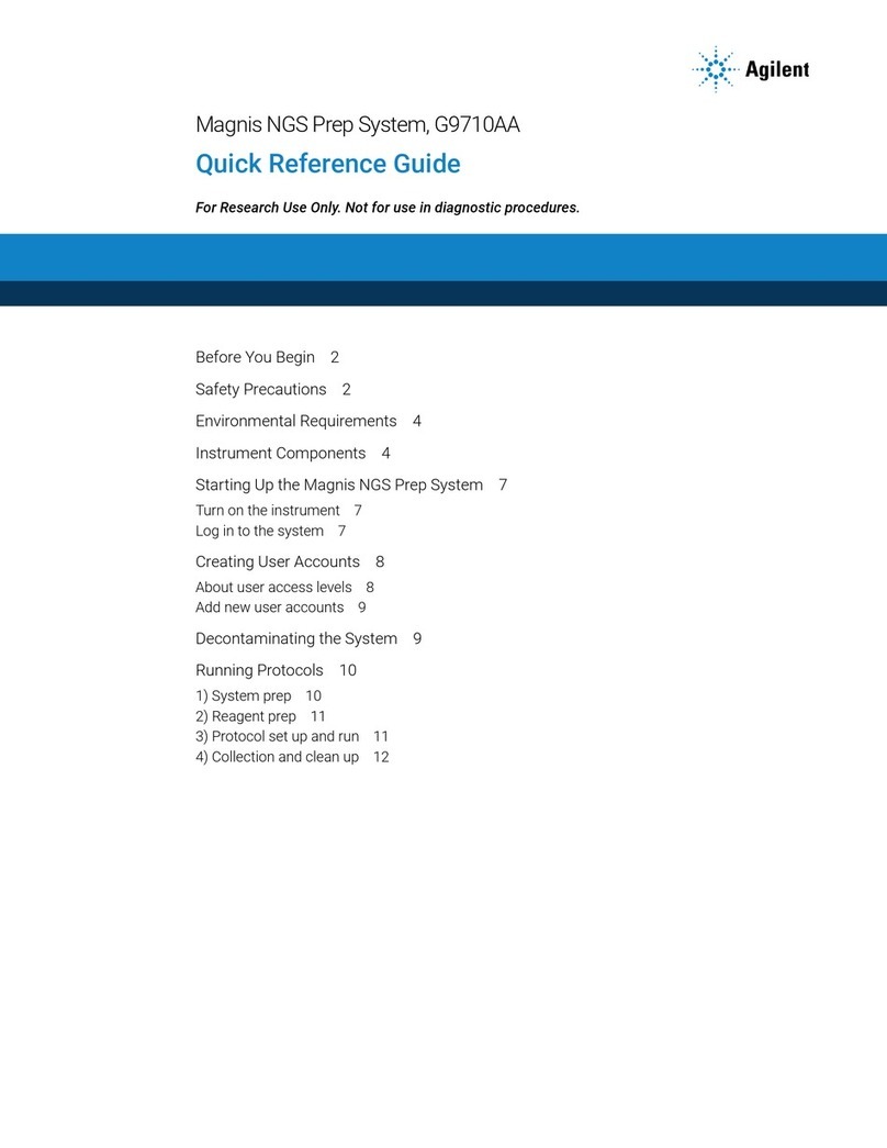 Agilent Technologies Magnis NGS Prep System User manual