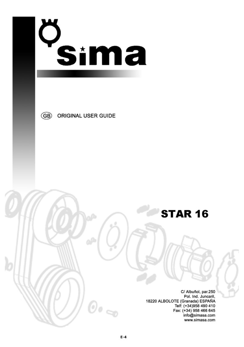 Sima STAR 16 Original user guide