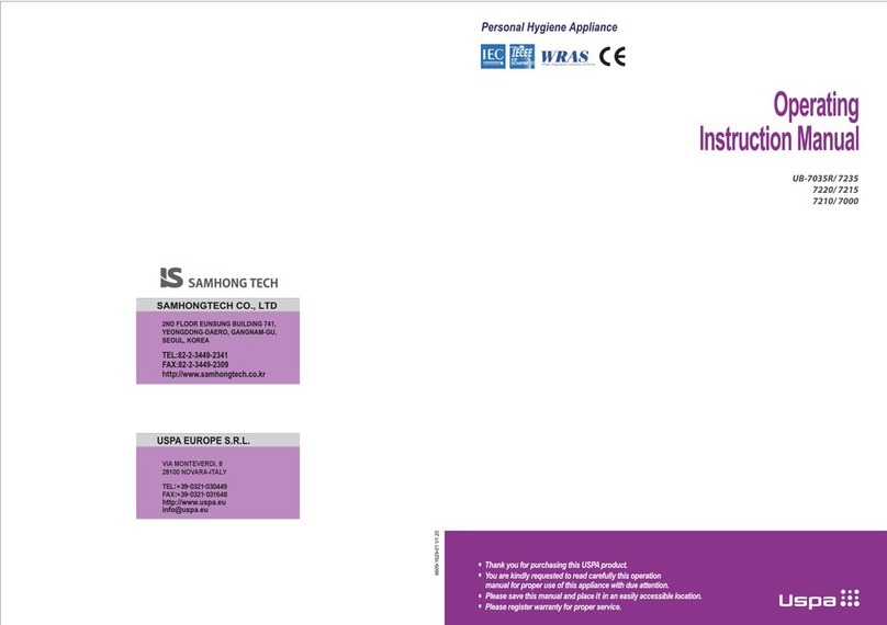 Uspa UB-7035R Operating instructions manual