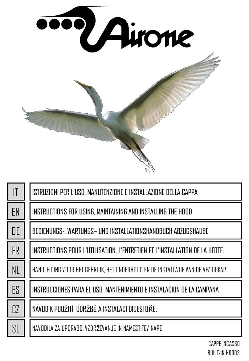 Airone AIDA Series Instructions for using, maintaining and installing