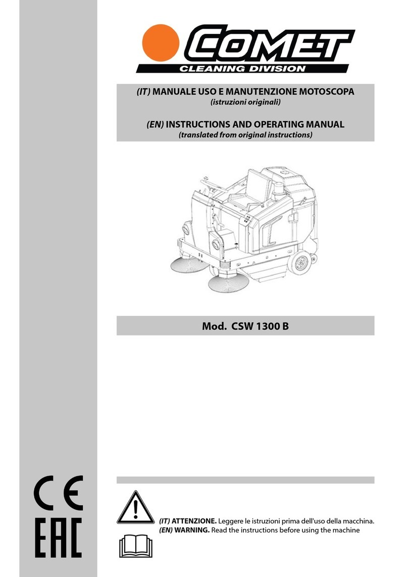 Comet CSW 1300 B Instructions and operating manual
