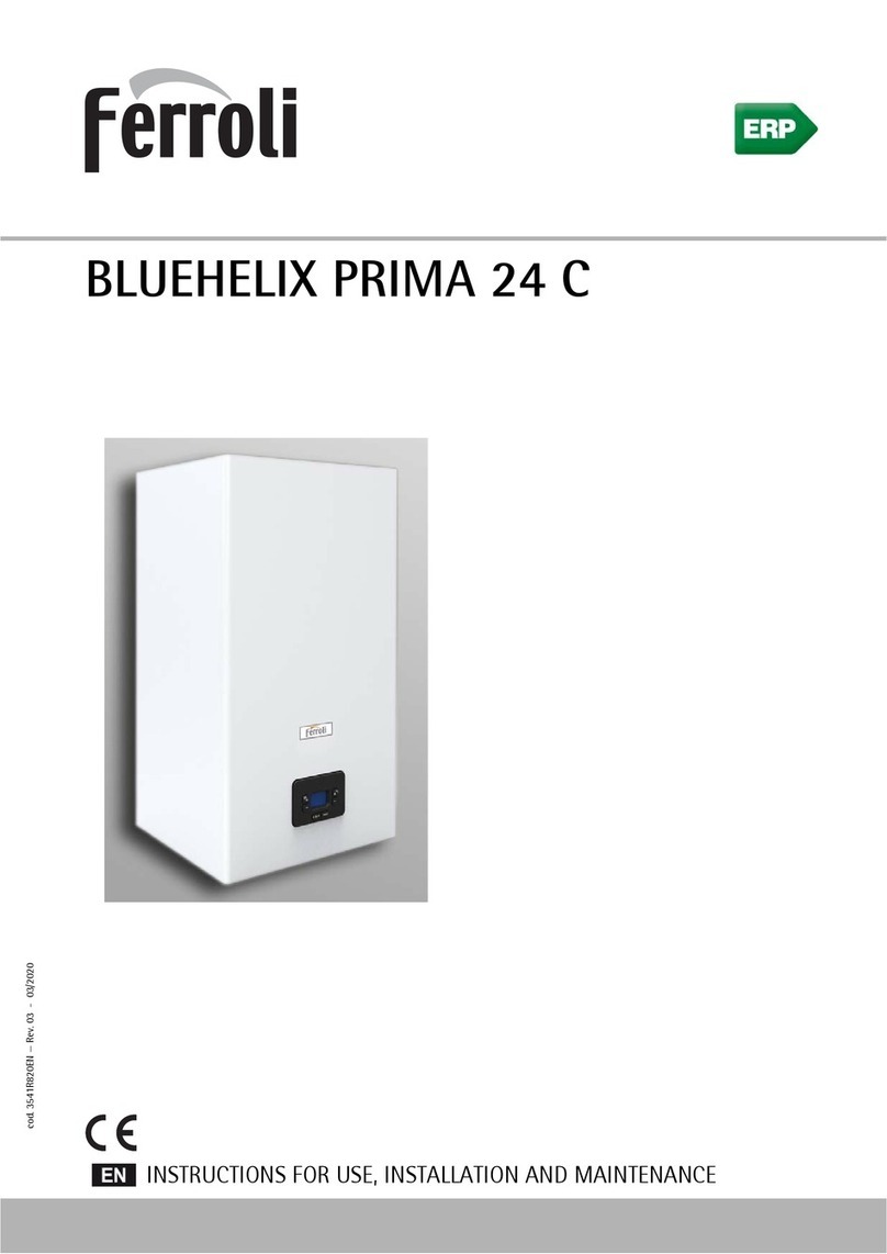 ferolli BLUEHELIX PRIMA 24 C Troubleshooting guide