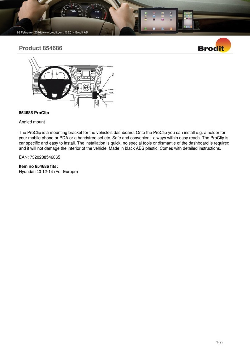 Brodit ProClip 854686 manual