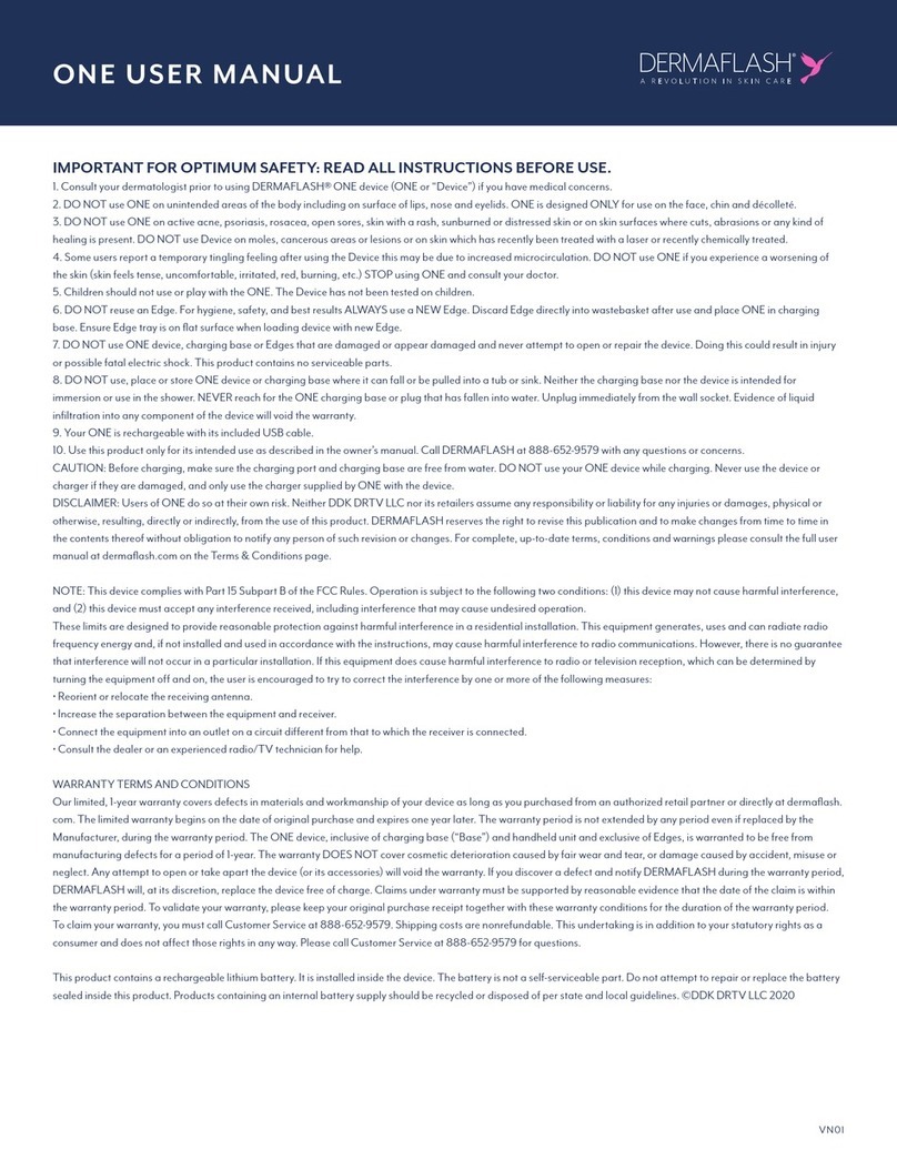 Dermaflash ONE user manual