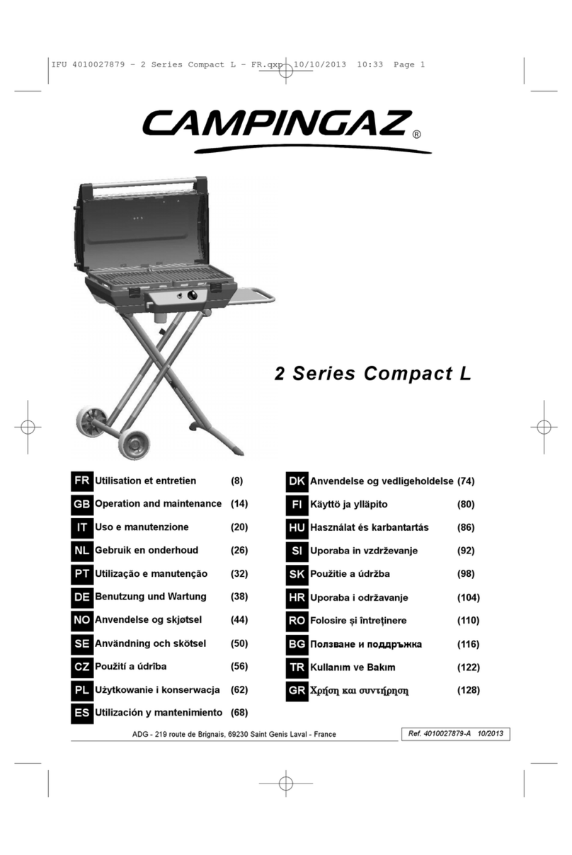 Campingaz Compact L 2 Series Operation and maintenance