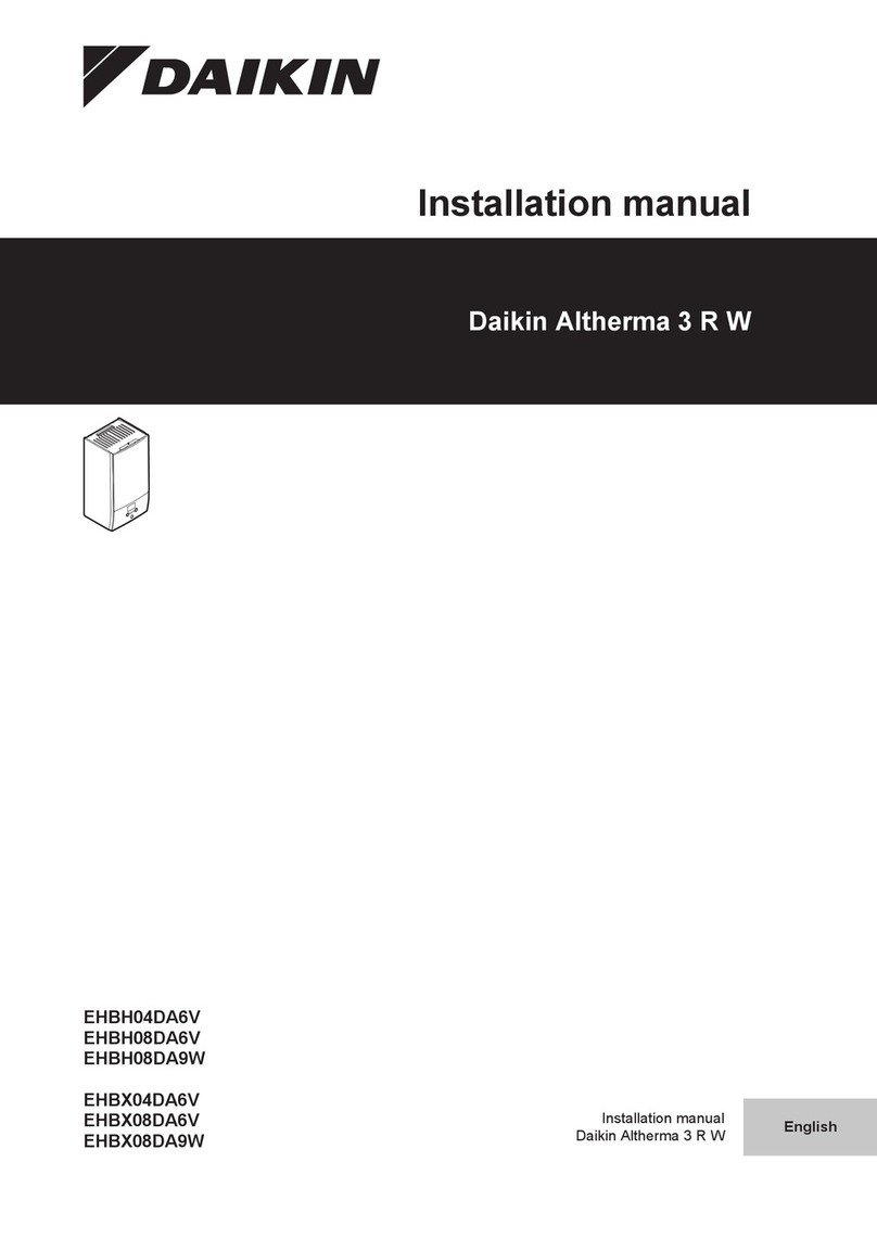 Daikin Altherma 3 R W EHB Series installation manual