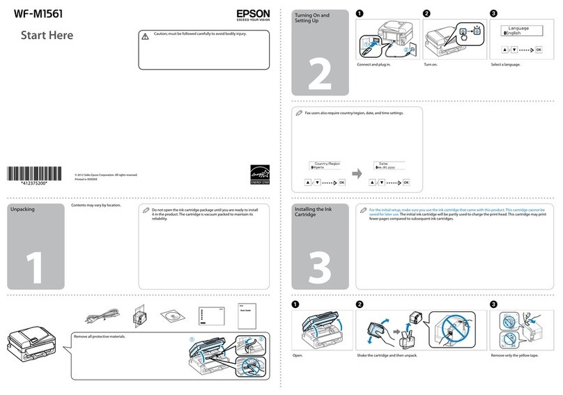 Epson WF-M1561 Instruction Manual
