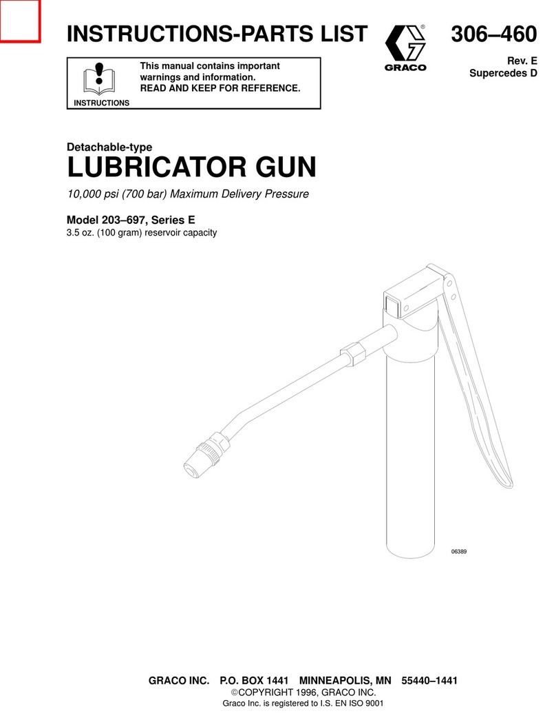 Graco 203-697 E Series Operation manual