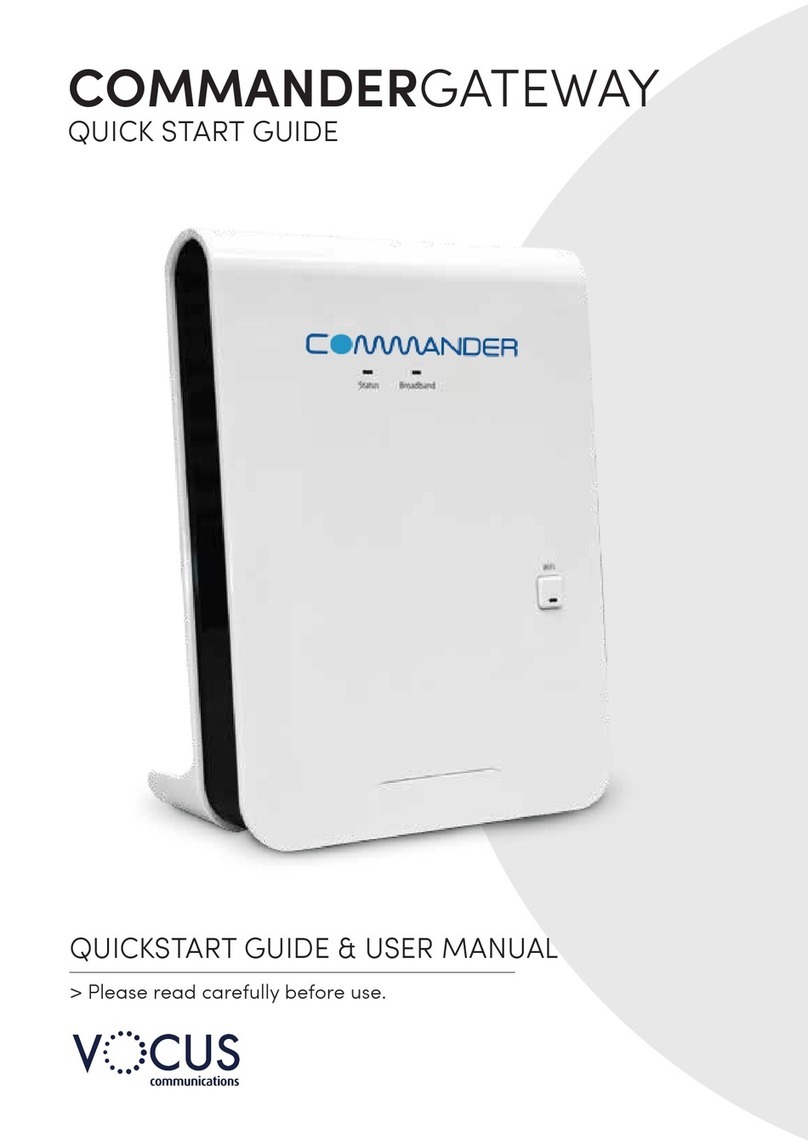 VOCUS AudioCodes MP264DB quick start guide VOCUS AudioCodes MP264DB quick start guide