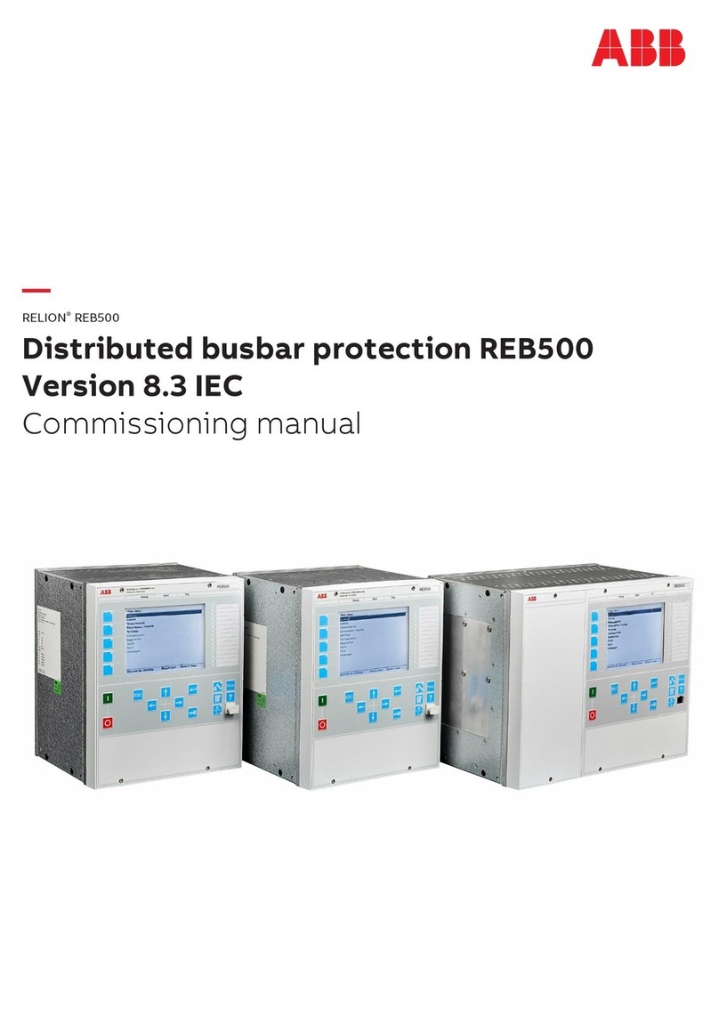 ABB Relion REB500 Commissioning manual