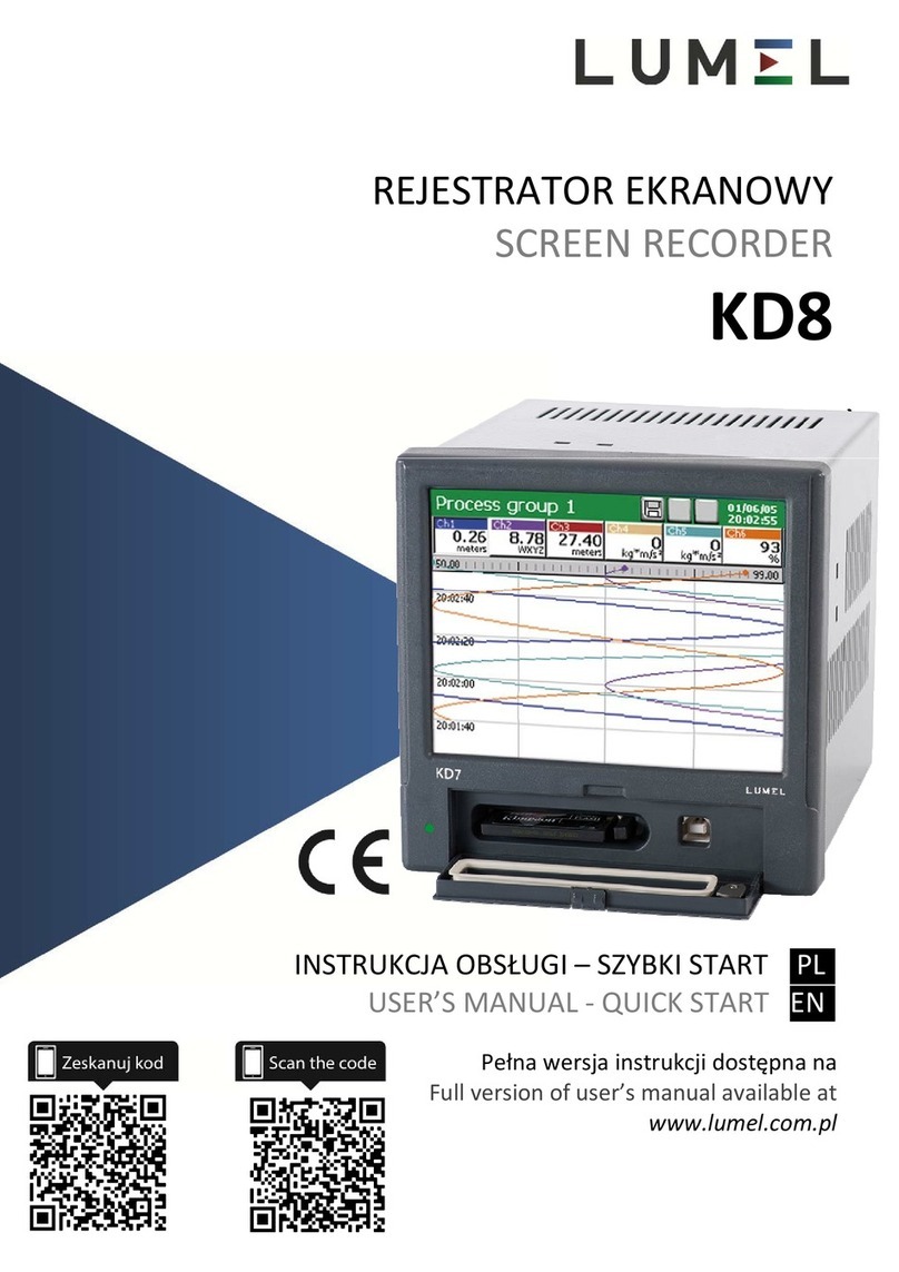 Lumel KD8 user manual