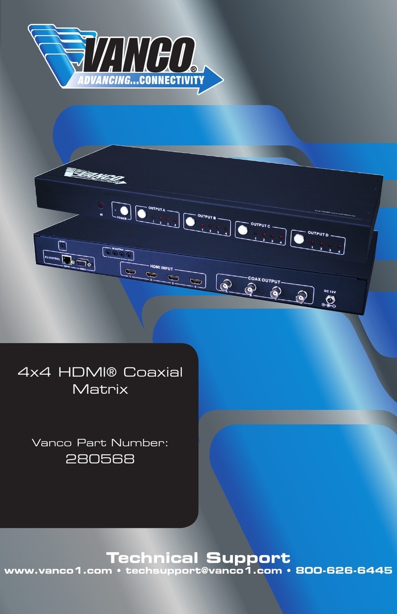 Vanco 280568 User manual