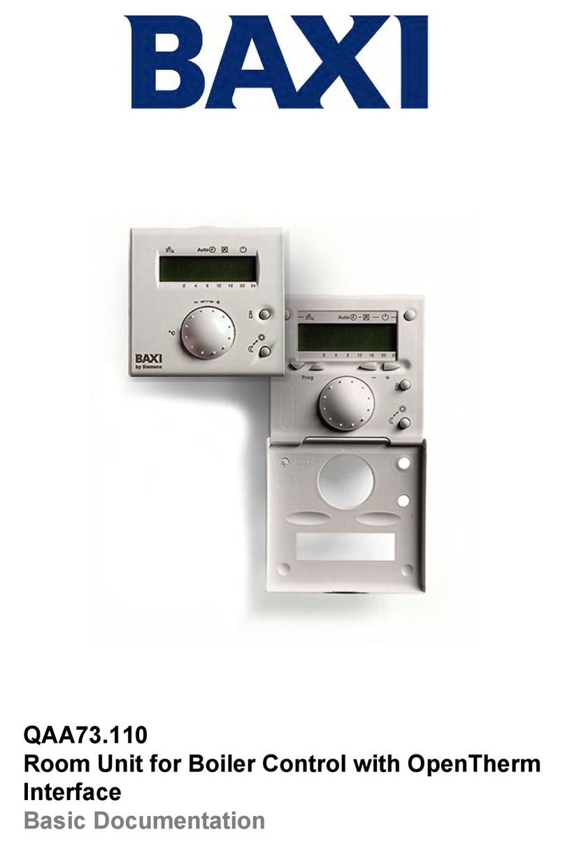 Baxi QAA73.110 Basic documentation
