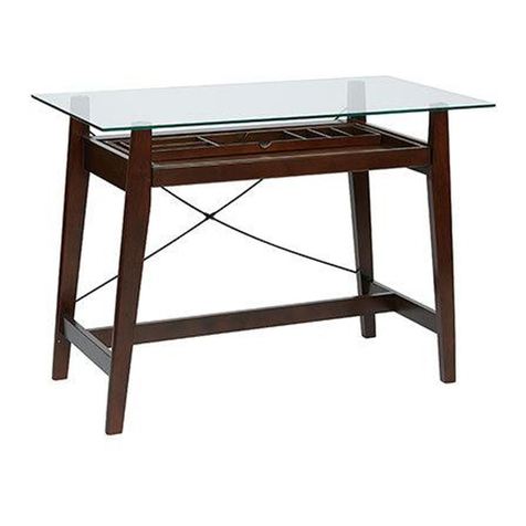 Office Star Products OSP Designs TRI2542G operating instructions