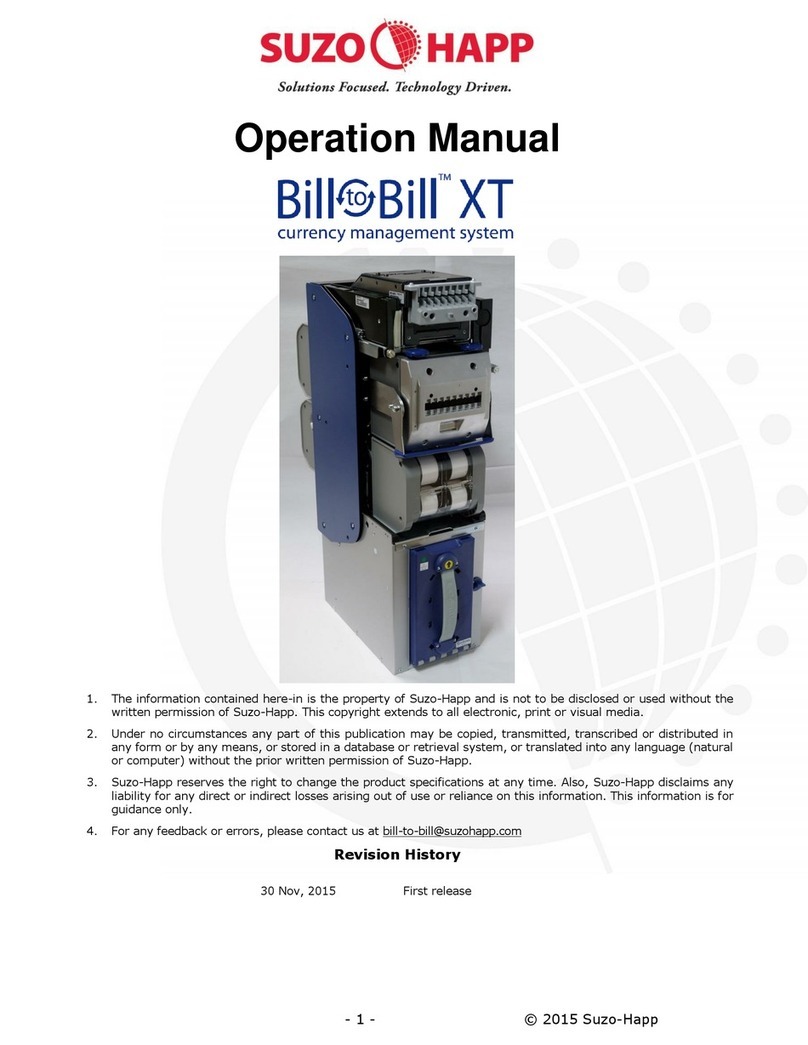 Suzohapp Bill to Bill XT Operation manual