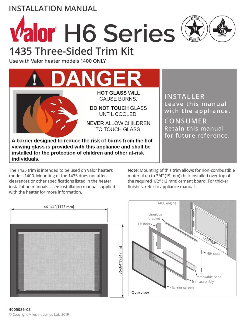 Valor 1435 installation manual