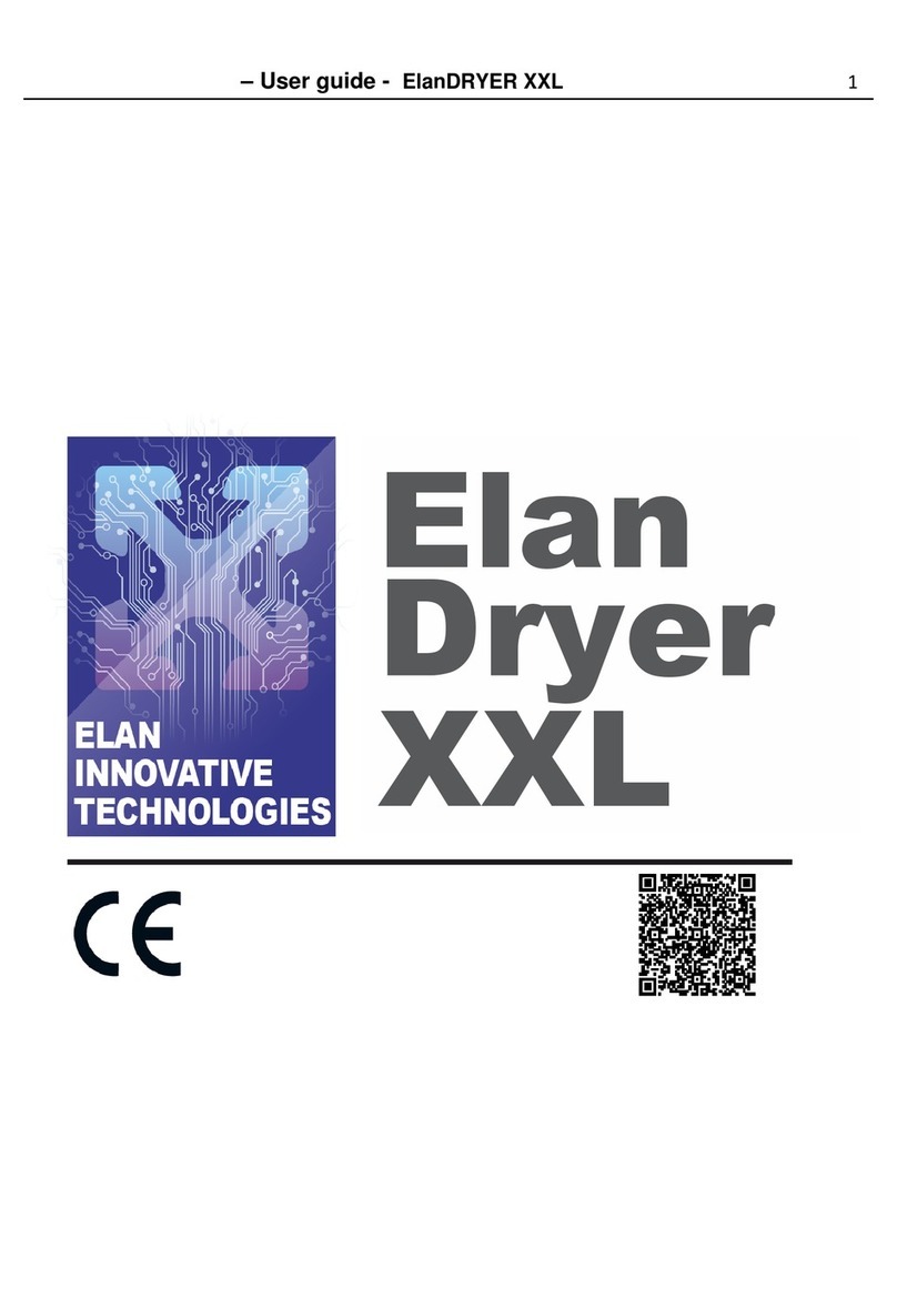 Elan ElanDRYER XXL user guide