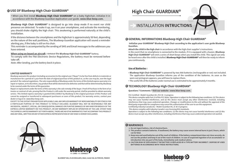 Bluebeep GUARDIAN installation instructions