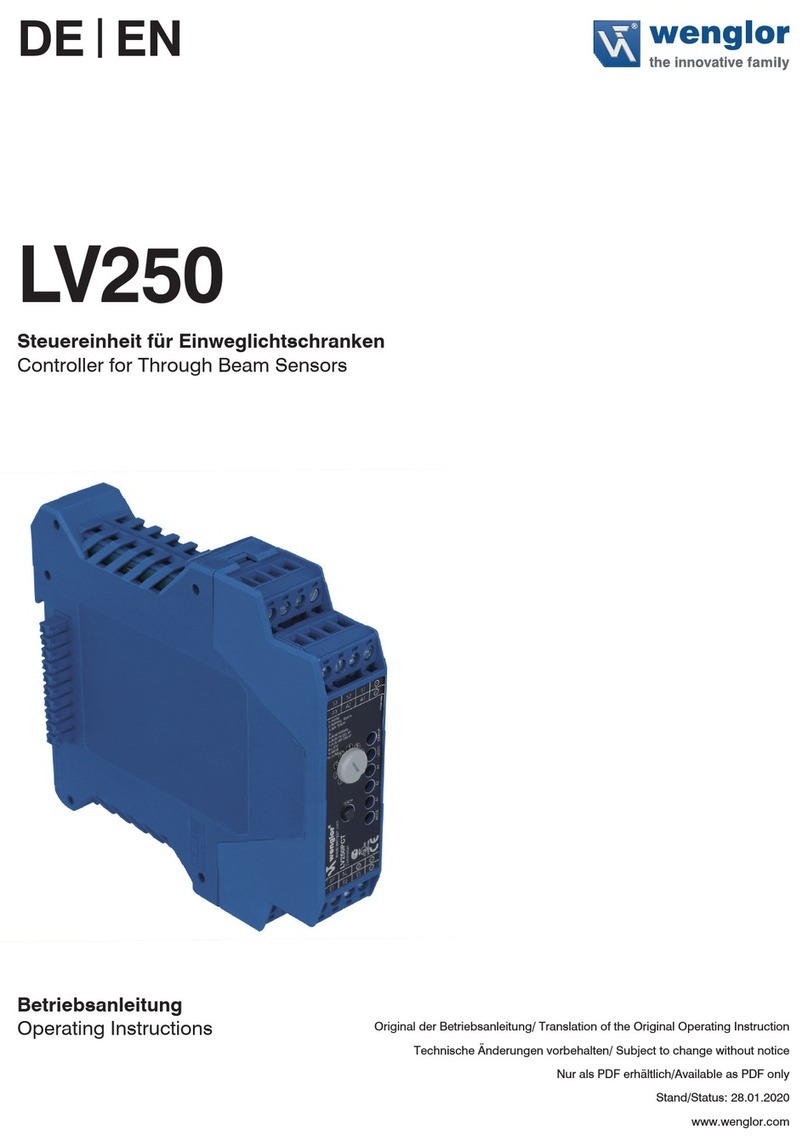 Wenglor LV250 operating instructions
