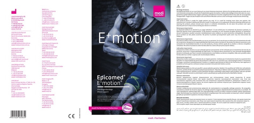 medi Epicomed E+motion Instructions for use